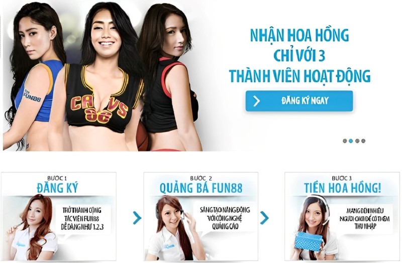 Đại lý Fun88 - Cơ hội rinh hoa hồng khủng cho thành viên Ưu đãi khủng từ nhà cái dành riêng cho đại lý Fun88